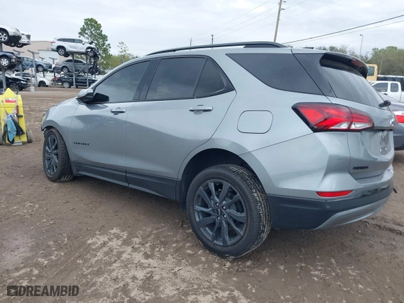 2024 Chevrolet Equinox RS with VIN 3GNAXMEG3RS126363, listed as a IAAI auction lot 41684063 with 7,864 mi miles. Bid and sale history available at carsss.com. Image 3.