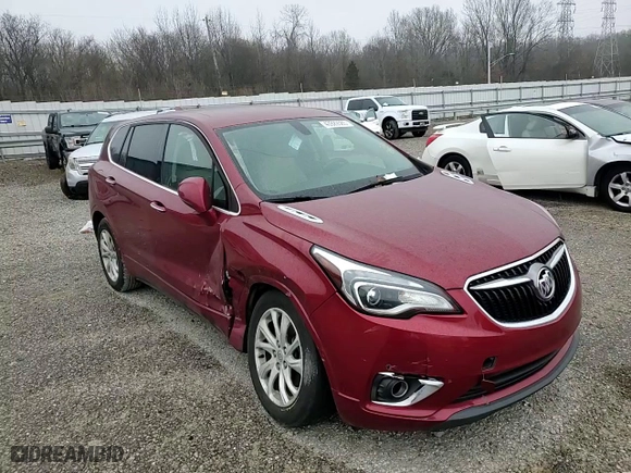 2019 Buick Envision Preferred with VIN LRBFXBSA4KD003985, listed as a Copart auction lot 43929585 with 72,744 mi miles and Salvage Title. Bid and sale history available at carsss.com. Image 12.