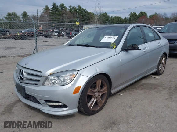 2011 Mercedes-Benz C 300 Sport with VIN WDDGF8BB1BR135955, listed as a IAAI auction lot 41983508 with 214,823 mi miles and . Bid and sale history available at DreamBid. Image 2.