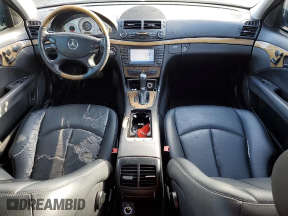 2007 Mercedes-Benz E-Class 3.5L with VIN WDBUF56X77B166210, listed as a Copart auction lot 51114065 with 165,297 mi miles and Salvage Title. Bid and sale history available at carsss.com. Image 8.