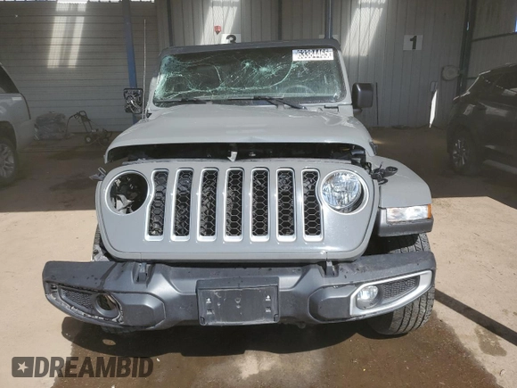 2023 Jeep Gladiator Overland with VIN 1C6HJTFG2PL542657, listed as a Copart auction lot 63384465 with 29,728 mi miles and Non repairable. Bid and sale history available at DreamBid. Image 5.