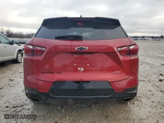 2022 Chevrolet Blazer RS with VIN 3GNKBKRS3NS140523, listed as a Copart auction lot 47734585 with 40,929 mi miles and Non Repairable. Bid and sale history available at carsss.com. Image 6.