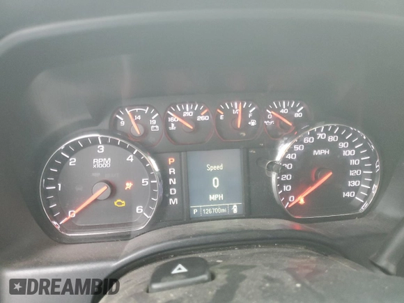 2016 Chevrolet Silverado 1500 Work Truck with VIN 1GCNCNEH0GZ383470, listed as a Copart auction lot 86192634 with 126,700 mi miles and Clean Title. Bid and sale history available at carsss.com. Image 9.