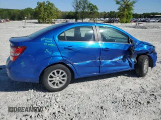 2020 Chevrolet Sonic LT with VIN 1G1JD5SB0L4143119, listed as a Copart auction lot 53456455 with 46,462 mi miles and Salvage title. Bid and sale history available at DreamBid. Image 3.