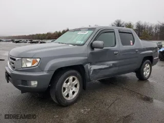 2011 Honda Ridgeline RTS with VIN 5FPYK1F49BB001205, listed as a Copart auction lot 44304965 with 129,311 mi miles and Salvage Title. Bid and sale history available at carsss.com. Image 1.