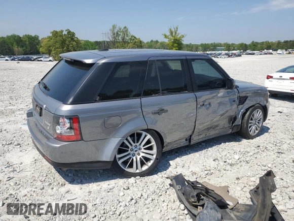 2011 Land Rover Range Rover Sport HSE Lux with VIN SALSK2D4XBA709309, listed as a Copart auction lot 53298035 with 153,039 mi miles and Salvage title. Bid and sale history available at DreamBid. Image 3.