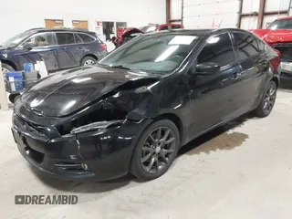2015 Dodge Dart SXT with VIN 1C3CDFBB0FD336028, listed as a IAAI auction lot 41931301 with 129,759 mi miles. Bid and sale history available at carsss.com. Image 2.