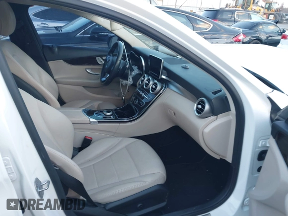 2017 Mercedes-Benz C 300 with VIN 55SWF4JB9HU196015, listed as a IAAI auction lot 41808605 with 121,378 mi miles and . Bid and sale history available at DreamBid. Image 5.