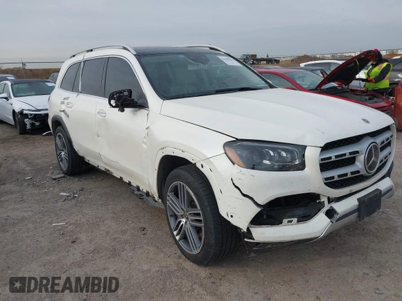 2020 Mercedes-Benz GLS with VIN 4JGFF5KE8LA050072, listed as a IAAI auction lot 41689696 with 66,877 mi miles. Bid and sale history available at carsss.com. Image 6.