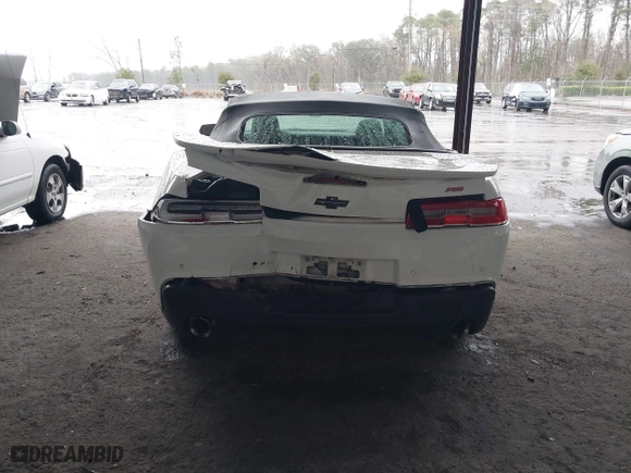 2015 Chevrolet Camaro LT with VIN 2G1FD3D34F9273230, listed as a IAAI auction lot 41623171 with 161,868 mi miles. Bid and sale history available at carsss.com. Image 16.