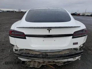 2022 Tesla Model S Plaid with VIN 5YJSA1E62NF490541, listed as a Copart auction lot 51149205 with Not provided miles and Salvage title. Bid and sale history available at DreamBid. Image 6.