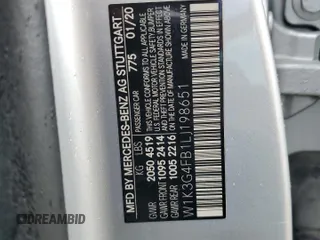 2020 Mercedes-Benz A 220 с VIN W1K3G4FB1LJ198651, выставлен на аукционе Copart как лот 53957295 с пробегом 64 674 миль миль и Списание • Salvage title. История ставок и продаж доступна на DreamBid. Изображение 13.