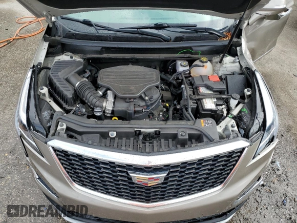 2023 Cadillac XT5 FWD Premium Luxury with VIN 1GYKNCRS2PZ178623, listed as a Copart auction lot 85016494 with 23,336 mi miles and Non Repairable. Bid and sale history available at carsss.com. Image 12.