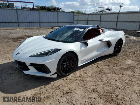 2023 Chevrolet Corvette 1LT with VIN 1G1YA2D40P5138801, listed as a Copart auction lot 86549314 with 6,374 mi miles and Salvage title. Bid and sale history available at DreamBid. Image 1.