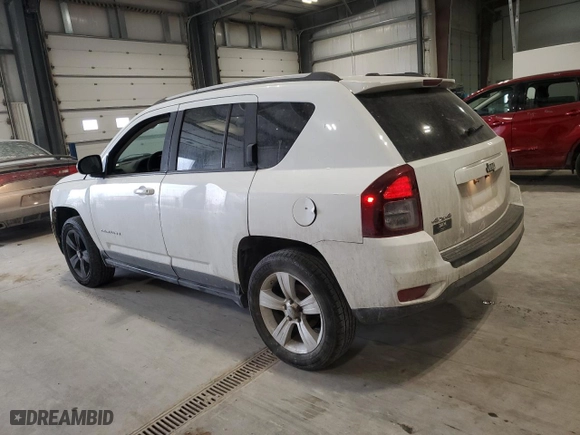 2016 Jeep Compass Sport with VIN 1C4NJDBB7GD646325, listed as a Copart auction lot 47084675 with 105,252 mi miles and Salvage Title. Bid and sale history available at carsss.com. Image 2.