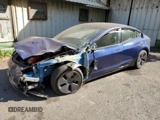 2023 Tesla Model 3 Long Range with VIN 5YJ3E1EBXPF704684, listed as a Copart auction lot 50159434 with 1,248 mi miles and Salvage Title. Bid and sale history available at DreamBid. Image 1.
