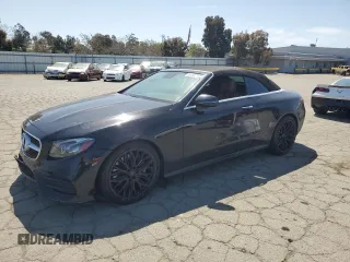 2018 Mercedes-Benz E 400 with VIN WDD1K6FB7JF043961, listed as a Copart auction lot 52547365 with 78,240 mi miles and Salvage title. Bid and sale history available at DreamBid. Image 1.