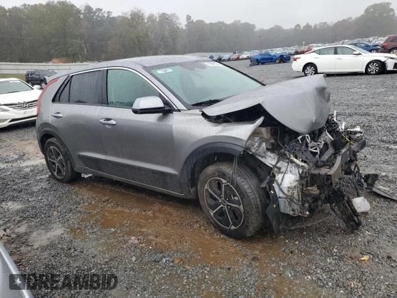 2023 Kia Niro LX with VIN KNDCP3LE2P5066810, listed as a Copart auction lot 79300134 with 0 mi miles and Salvage Title. Bid and sale history available at carsss.com. Image 4.