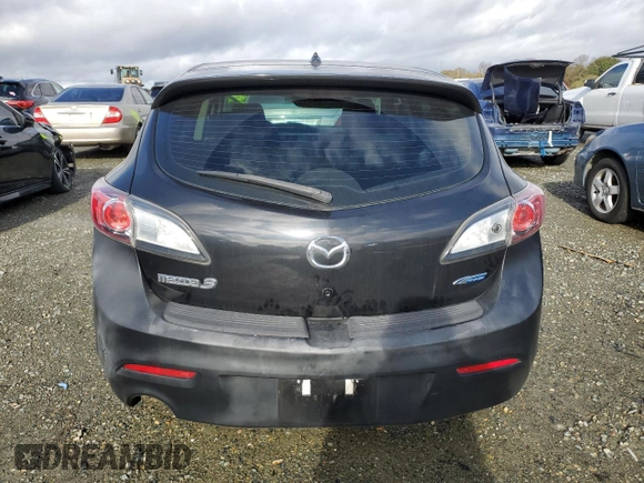2013 Mazda 3 i Touring with VIN JM1BL1L85D1707327, listed as a Copart auction lot 84554514 with 134,704 mi miles and Salvage title. Bid and sale history available at DreamBid. Image 6.