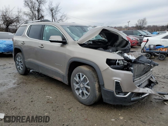 2023 GMC Acadia SLT with VIN 1GKKNML48PZ171556, listed as a Copart auction lot 88876595 with Not Provided miles and Non Repairable. Bid and sale history available at DreamBid. Image 4.