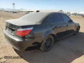 2008 BMW 5 Series 550i with VIN WBANW53508CT50647, listed as a Copart auction lot 44082465 with 153,738 mi miles and Clean Title. Bid and sale history available at carsss.com. Image 3.