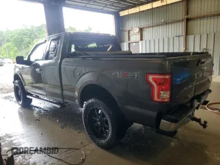 2015 Ford F-150 XLT with VIN 1FTFX1EG0FFD05618, listed as a Copart auction lot 61289795 with 91,836 mi miles and Salvage title. Bid and sale history available at DreamBid. Image 2.