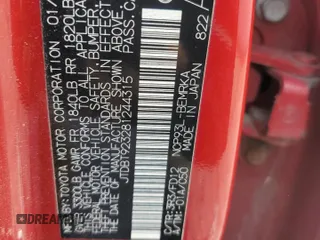 2008 Toyota Yaris с VIN JTDBT923281244315, выставлен на аукционе Copart как лот 60752635 с пробегом 256 384 миль миль и Чистый • Clean title. История ставок и продаж доступна на DreamBid. Изображение 12.