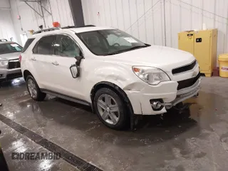 2015 Chevrolet Equinox LTZ with VIN 1GNALDEK1FZ106353, listed as a IAAI auction lot 41665296 with 257,617 mi miles. Bid and sale history available at carsss.com. Image 1.