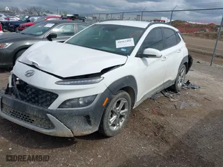 2023 Hyundai Kona SEL with VIN KM8K62AB2PU981160, listed as a IAAI auction lot 41912402 with 107,495 mi miles. Bid and sale history available at carsss.com. Image 17.