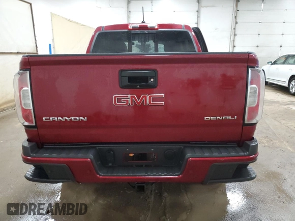 2019 GMC Canyon 4WD Denali with VIN 1GTG6EEN6K1193556, listed as a Copart auction lot 59038414 with 0 mi miles and Non Repairable. Bid and sale history available at carsss.com. Image 6.