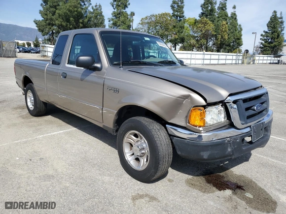 2005 Ford Ranger XLT with VIN 1FTYR44EX5PA06943, listed as a Copart auction lot 50026955 with 130,142 mi miles and Salvage Title. Bid and sale history available at carsss.com. Image 4.