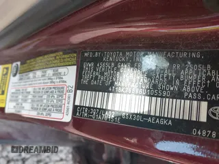 2006 Toyota Avalon XL with VIN 4T1BK36B86U105590, listed as a IAAI auction lot 41412859 with 134,670 mi miles. Bid and sale history available at carsss.com. Image 9.