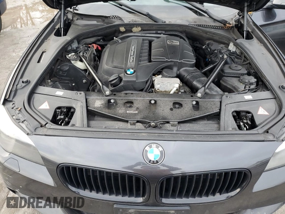 2014 BMW 5 Series 535i xDrive with VIN WBA5B3C5XED535942, listed as a Copart auction lot 46106275 with 183,796 mi miles and Clean Title. Bid and sale history available at carsss.com. Image 11.