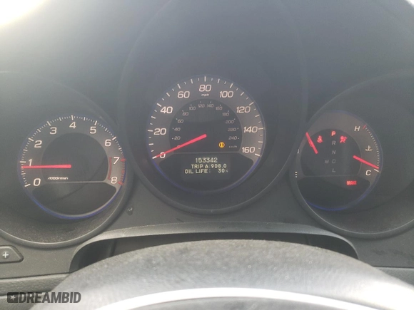 2007 Acura TL with VIN 19UUA66257A019594, listed as a Copart auction lot 51229415 with 153,342 mi miles and Salvage Title. Bid and sale history available at carsss.com. Image 9.