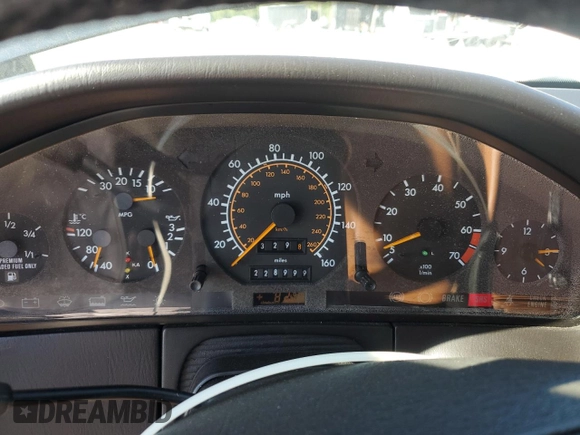 1994 Mercedes-Benz S with VIN WDBGA43E4RA171107, listed as a Copart auction lot 53186305 with 228,999 mi miles and Clean Title. Bid and sale history available at DreamBid. Image 9.