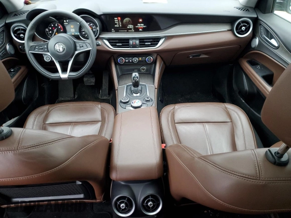 2019 Alfa Romeo Stelvio Ti with VIN ZASPAKBN4K7C58880, listed as a Copart auction lot 49688885 with 43,764 mi miles and Clean title. Bid and sale history available at DreamBid. Image 8.