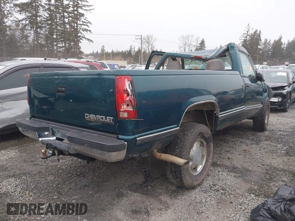 1998 Chevrolet Silverado 1500 with VIN 1GCEK14R6WZ273561, listed as a IAAI auction lot 41472999 with 128,338 mi miles and . Bid and sale history available at DreamBid. Image 4.