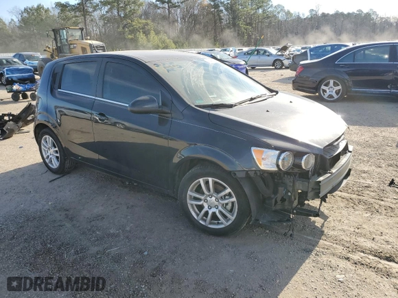 2014 Chevrolet Sonic LT with VIN 1G1JC6SH0E4197293, listed as a Copart auction lot 46496315 with 17,199 mi miles and Salvage Title. Bid and sale history available at carsss.com. Image 4.