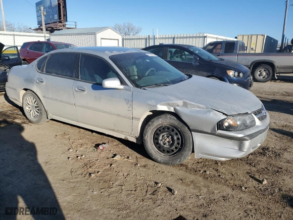 2003 Chevrolet Impala with VIN 2G1WF52E939452370, listed as a Copart auction lot 47131635 with 138,265 mi miles and Salvage Title. Bid and sale history available at carsss.com. Image 4.
