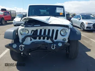 2017 Jeep Wrangler Unlimited Sport with VIN 1C4BJWDG6HL711082, listed as a IAAI auction lot 42036092 with 52,400 mi miles. Bid and sale history available at carsss.com. Image 12.