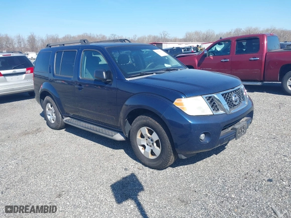 2008 Nissan Pathfinder S with VIN 5N1AR18U98C619550, listed as a IAAI auction lot 41727153 with 194,346 mi miles. Bid and sale history available at carsss.com. Image 1.