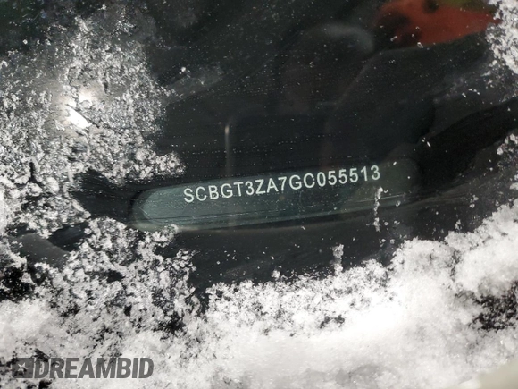 2016 Bentley Continental GT V8 with VIN SCBGT3ZA7GC055513, listed as a Copart auction lot 89162055 with Not Provided miles and Salvage Title. Bid and sale history available at DreamBid. Image 12.