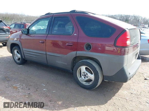 2001 Pontiac Aztek GT z VIN 3G7DA03E51S531919, wystawiony jako IAAI lot #41858636 z przebiegiem 142 539 mil mil oraz . Historia ofert i sprzedaży dostępna na DreamBid. Obrazek 3.