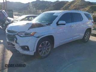 2020 Chevrolet Traverse Premier with VIN 1GNERKKW8LJ250889, listed as a IAAI auction lot 41664974 with 38,955 mi miles and . Bid and sale history available at DreamBid. Image 2.