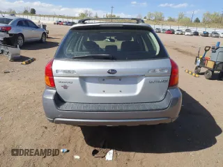 2006 Subaru Legacy Outback Limited with VIN 4S4BP62C067351291, listed as a Copart auction lot 53872395 with 64,306 mi miles and Non repairable. Bid and sale history available at DreamBid. Image 6.