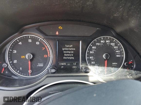 2015 Audi Q5 Premium Plus with VIN WA1LFAFP1FA037626, listed as a Copart auction lot 53302385 with 174,878 mi miles and Clean Title. Bid and sale history available at carsss.com. Image 9.