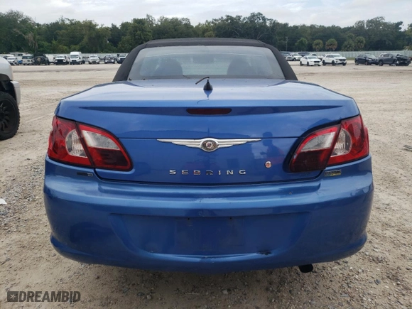2008 Chrysler Sebring Touring with VIN 1C3LC55R88N615553, listed as a Copart auction lot 72720534 with 49,122 mi miles and Salvage Title. Bid and sale history available at carsss.com. Image 6.