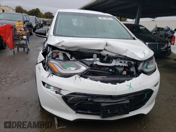2021 Chevrolet Bolt EV LT with VIN 1G1FY6S09M4113620, listed as a Copart auction lot 39714673 with 12,395 mi miles. Bid and sale history available at carsss.com. Image 5.