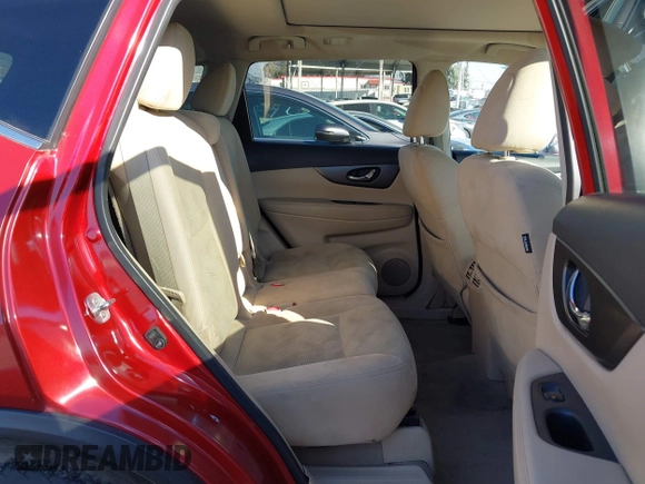 2015 Nissan Rogue S with VIN 5N1AT2MT1FC770397, listed as a IAAI auction lot 41599455 with 84,637 mi miles. Bid and sale history available at carsss.com. Image 8.
