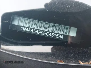 2014 Nissan Maxima SV with VIN 1N4AA5AP9EC451594, listed as a IAAI auction lot 42276826 with 130,372 mi miles and . Bid and sale history available at DreamBid. Image 12.
